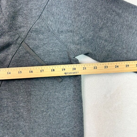 Nike Asymmetrical Cape Hoodie Gray Sweatshirt Full Zip Women's Size M - Picture 9 of 15